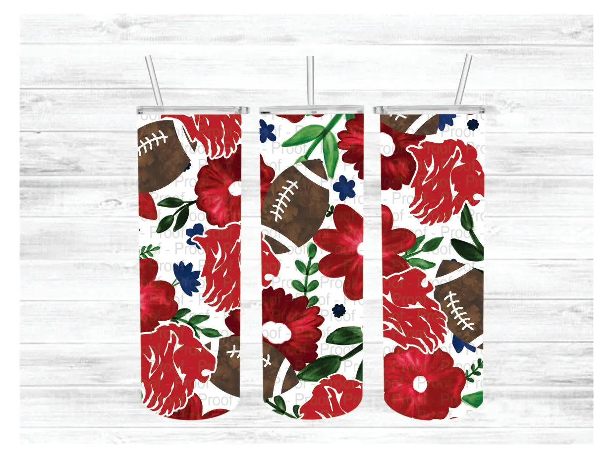 Floral Watercolor Tumbler